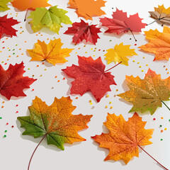Fototapeta premium autumn leaves background