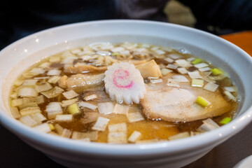 日本の福島県会津地方のとても有名で美味しいラーメン