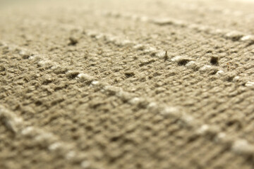 Close up of beige fabric
