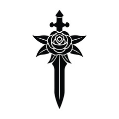 Gothic Sword And Rose