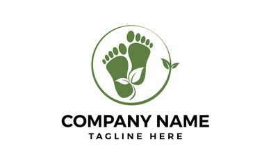 Carbon footprint Leaf icon Carbon neutral symbol Environmental awareness sign