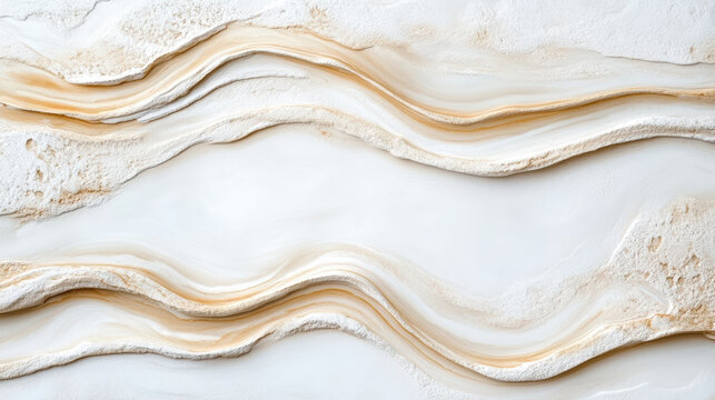 Abstract marbled ink swirl in neutral color palette creates calming and elegant visual. flowing lines and soft hues evoke sense of tranquility and sophistication