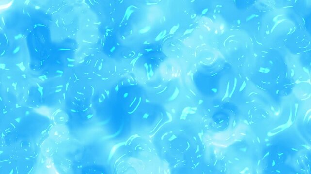 Abstract blue pattern resembling moving water or cells, perfect for web designs or scientific presentations. Suitable for backgrounds or wallpapers.