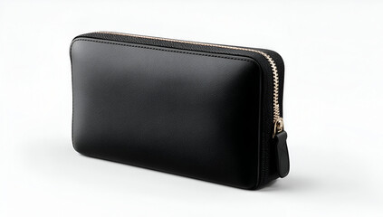 Stylish black wallet made of premium leather, perfect for organization and elegance in everyday use.