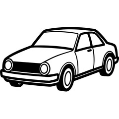 Fototapeta premium retro car vector