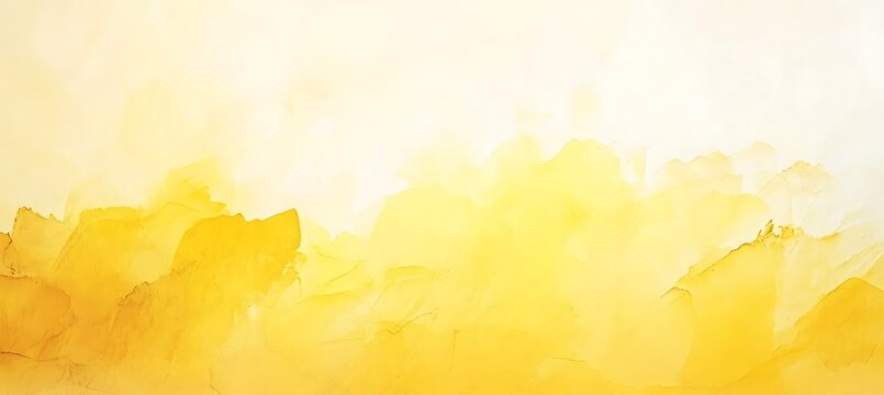 Warm watercolor background in shades of yellow, creating a soft and inviting texture, perfect for adding a touch of warmth empty template ideal for personalized use