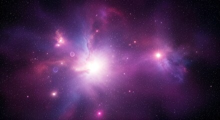 Cosmic Symphony - A Vibrant Nebula Unveiling the Universes Grandeur.