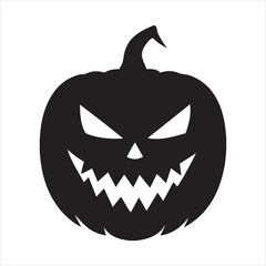 Halloween pumpkin isolated on white