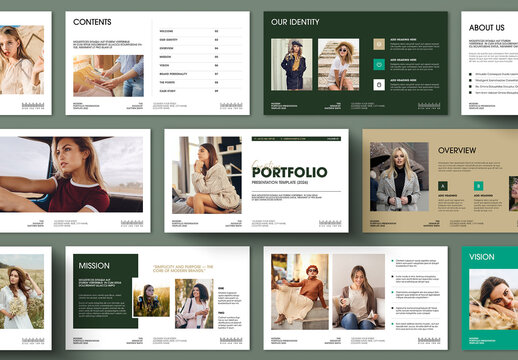 Modern Portfolio Presentation Template for Branding