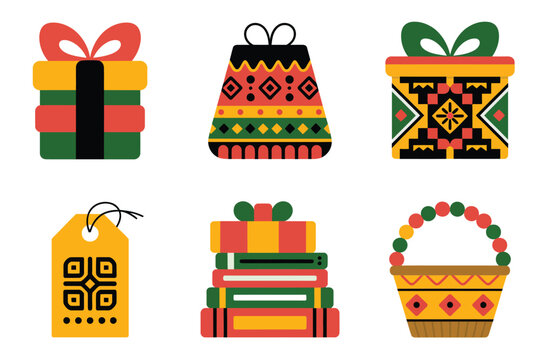 Outline color icons for religious festivals, illustrating calendar, clock, torah scrolls, and festive religious symbols,