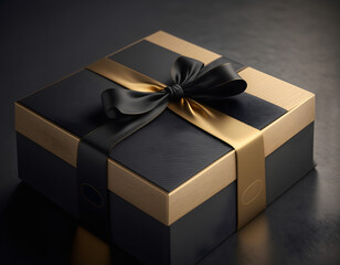 Exclusive Refinement In Black And Gold - A Premium Materials Unbranded Packaging Box