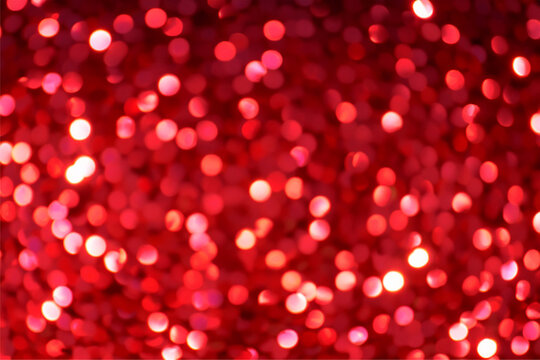 red bokeh background