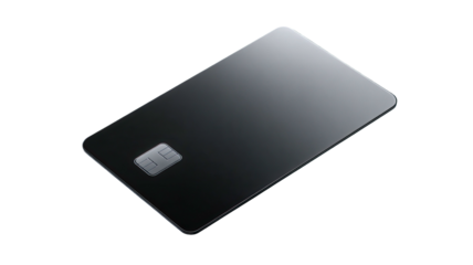 Sleek dark credit card