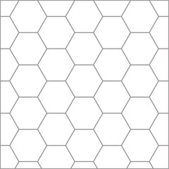 Hexagonal pattern creates a modern aesthetic