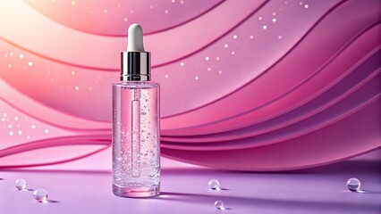 Minimal beauty product layout with colorful flatlay design, suitable for online stores, social media ads, and promotional graphics.