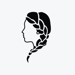 Female face, woman head, woman logo, woman face
