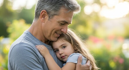 Fototapeta premium daughter and her first love
