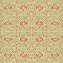 Seamless Ornate Pattern with Floral Elements Abstract doodle seamless patterns art, meditation, peaceful, coloring, prints, ornamental design, fabric, carpet, t-shirt.
