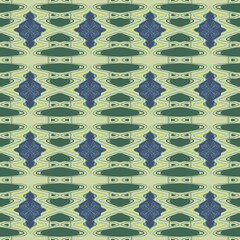 Green and Blue Geometric Pattern Design Abstract doodle seamless patterns art, meditation, peaceful, coloring, prints, ornamental design, fabric, carpet, t-shirt.
