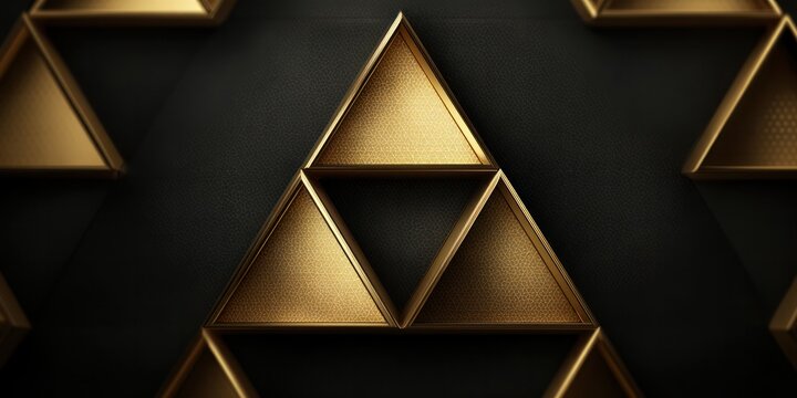 Golden triangle composition abstract art geometric design modern aesthetic minimalist approach