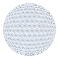 golf ball isolated on white