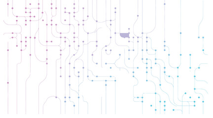 Abstract technology background with motherboard circuit design and AI-inspired details — perfect for internet technology banners, web templates, digital presentations, and tech industry branding.