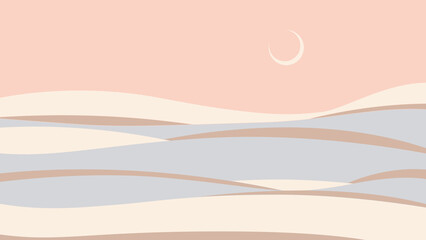 nature natural desert dune sand mountain hill sky landscape outdoor travel color palette chart colour guide paint print modern creative graphic pattern art design illustration background scenery view