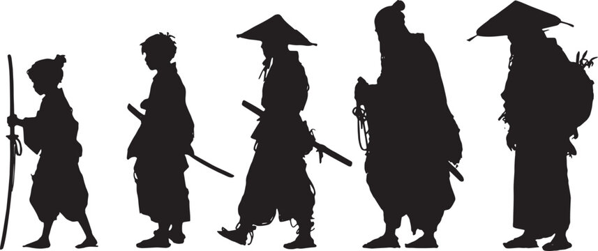 Samurai Life Cycle Silhouette Story Collection