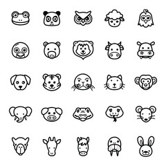 Minimal Line Art Animal Collection