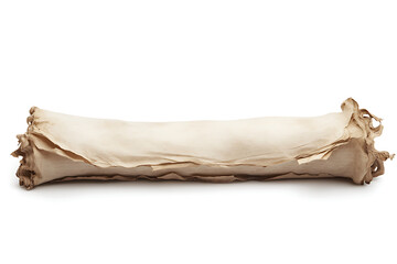 Discover aged elegance with a vintage scroll mockup, perfect for historical documents, fantasy maps, or adding a touch of old-world charm to your designs