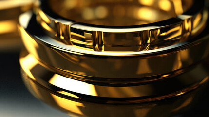 luxurious and shiny golden texture backdrop