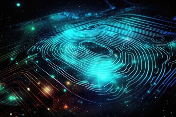 digital fingerprint identification bionic safety scanner