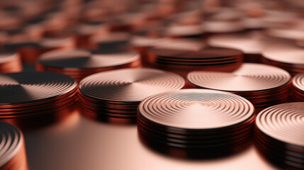 abstract rose gold metallic texture wallpaper design