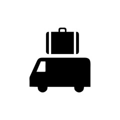 aggage delivery icon vector design sign public information symbols standard ISO 7001