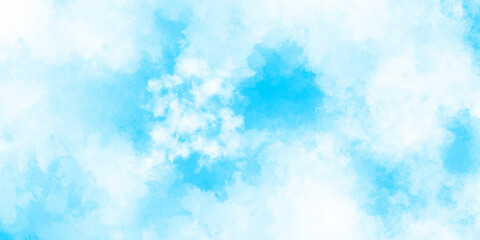 Abstract grunge sky blue soft painted watercolor paint splash. inspiring views of fluffy clouds blue sky background. cloudy blue sky various natural clouds and smoke. morning cloud in the sky.