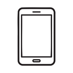 Smartphone outline icon