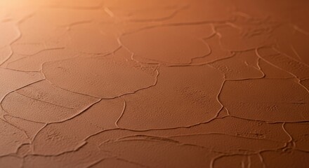 Textured surface resembling natural patterns in warm earth tones at a close range