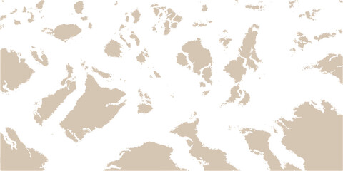 Seamless grunge texture of old paint splashes on an antique world map vector illustration. abstract Close up retro plain cream color cement wall background texture. Abstract overlay, distressed black  © Creative Lis