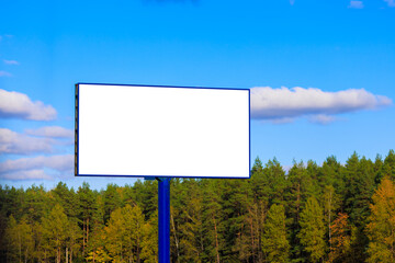 Background for design, billboards on city streets and along roads