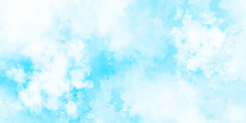 Abstract grunge sky blue soft painted watercolor paint splash. inspiring views of fluffy clouds blue sky background. cloudy blue sky various natural clouds and smoke. morning cloud in the sky.