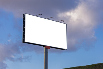 Background for design, billboards on city streets and along roads