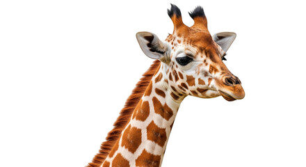 Giraffe isolated on transparent background
