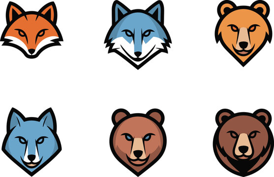 Bold animal mascot logo designs for esports teams and creative branding campaigns