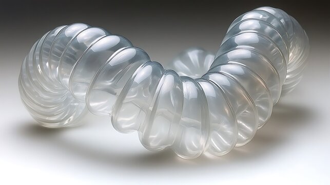 silver bracelet on white background