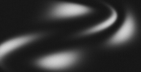 Grainy abstract banner background, black white gradient texture wallpaper design for modern header...