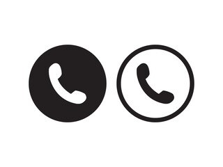 Obraz premium Telephone button icon