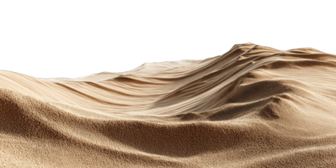 Rolling Desert Hills and Sandy Landscapes Under a Dark Sky