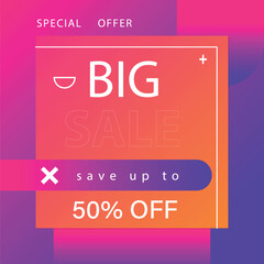 Sale limited time mega offer template