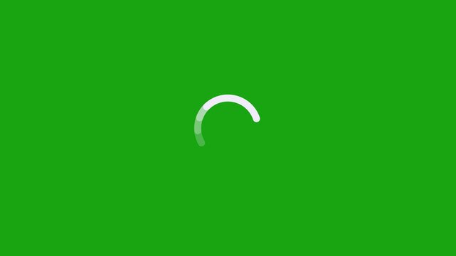 simple Circle loading animation with transparent green  background, Circle loading icon, circle loading with alpha channel in 4k, animated circle progress  gif video icon , Gradient Circular Loading A