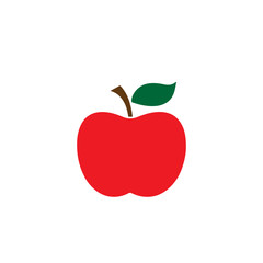 Fototapeta premium Fresh Red Apple Icon